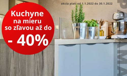 banner výpredaj kuchýň -40%